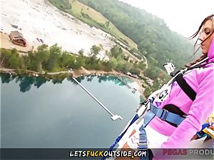 Lane Sisters Outdoor three way with Bungee instructor